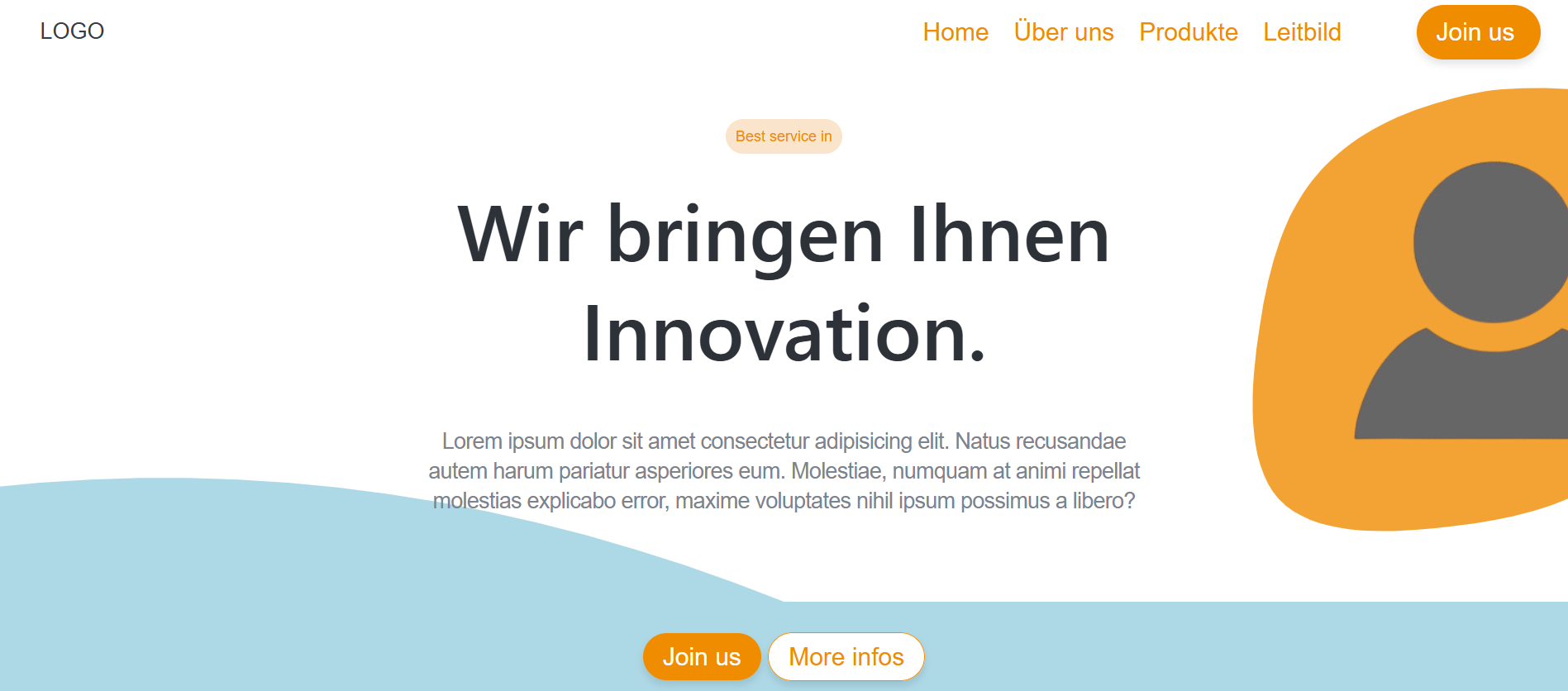 meine homepage example