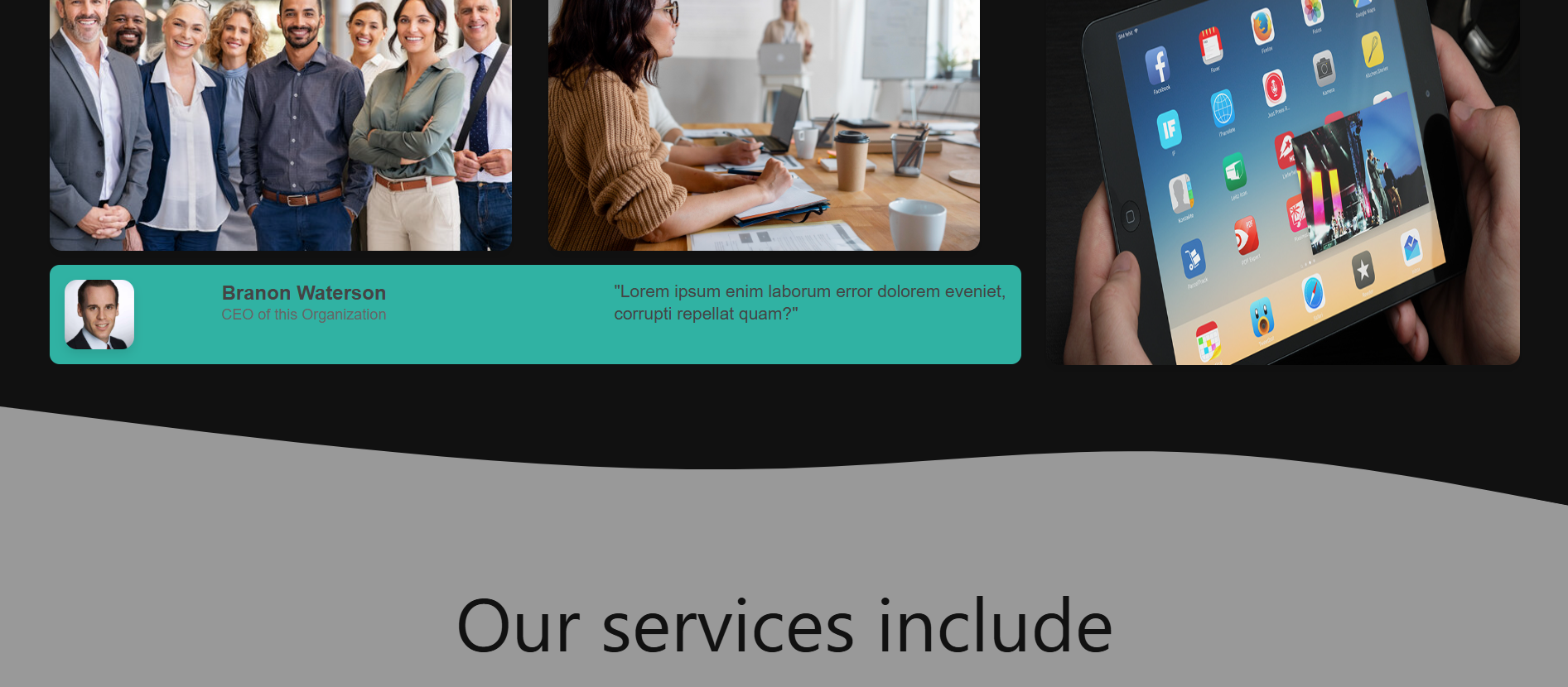 meine homepage example